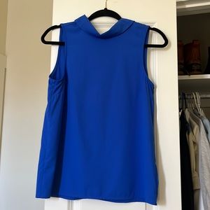 Glam mock neck blouse